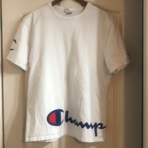 Champion Men’s White Short Sleeve T-shirt Size Large